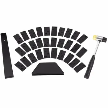

Laminate Wood Flooring Installation Kit with Spaces and Pull Bar Rubber Block Double Headed Mallet Hand Tools woodworking tools