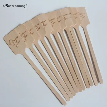 

x100 Custom Wooden Stir Sticks Cocktails Stirrers Monogram Drink Stirrers Wedding Swizzle Sticks Wedding Party Name groom bride