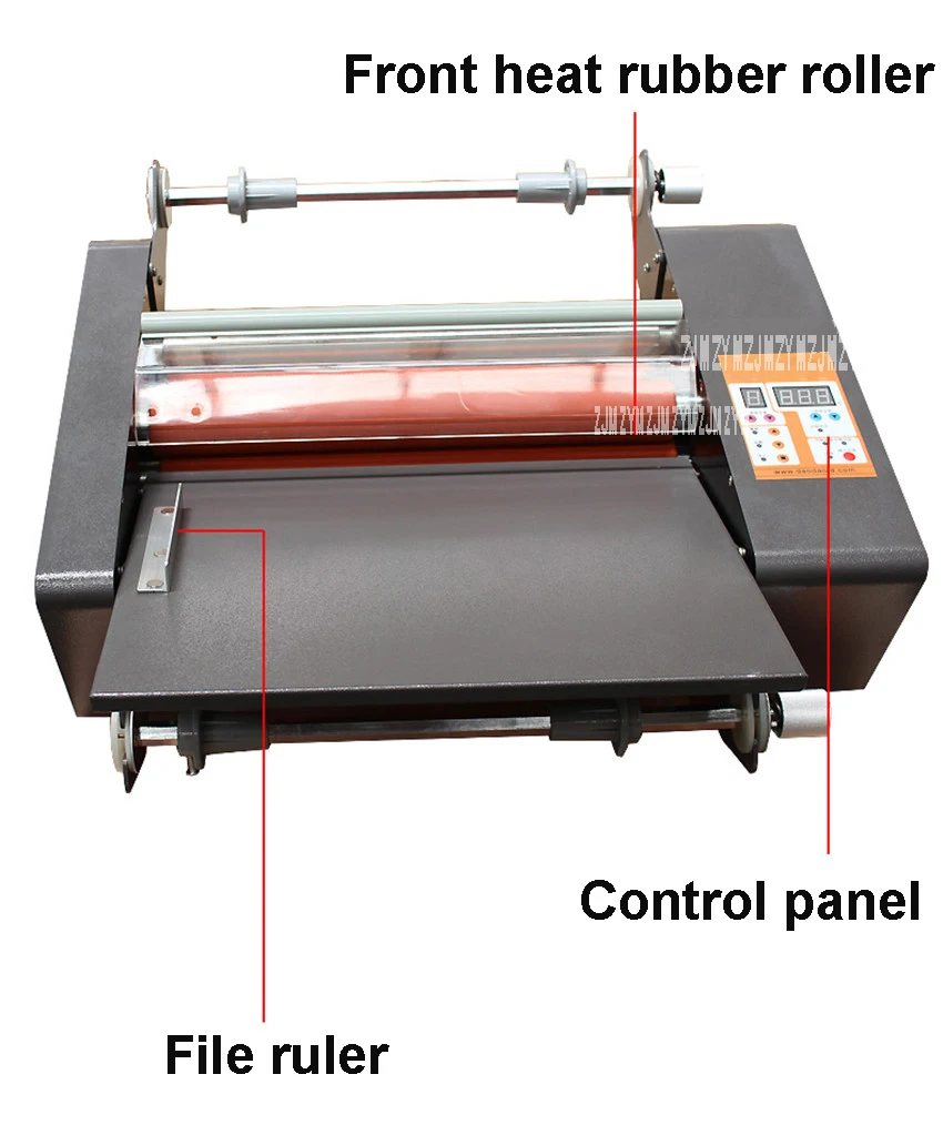 FM-380 бумажный ламинатор, студенческие карты, рабочие карты, офисный ламинатор для файлов, стальной рулон ламинатор