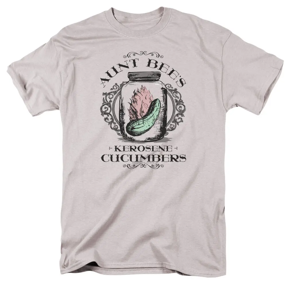 

Andy Griffith TV Show AUNT BEE'S KEROSENE CUCUMBERS Licensed T-Shirt All Sizes
