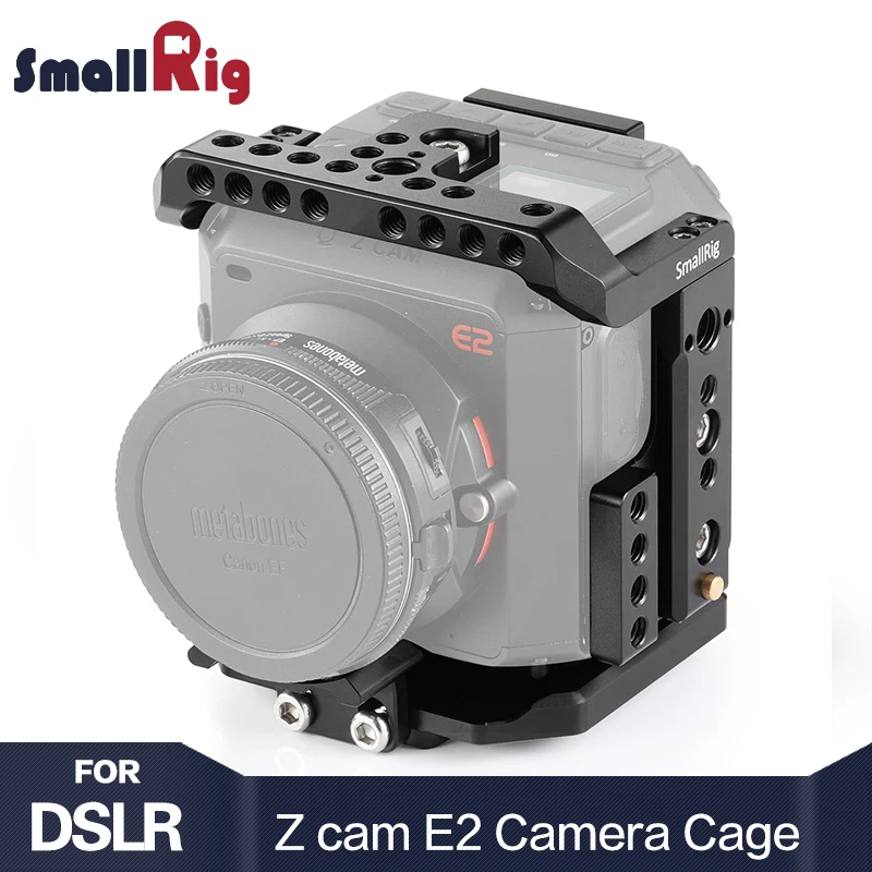 

SmallRig DSLR Camera Cage for Z cam E2 Camera With Nato Rail 1/4 3/8 Thread Holes For Microphone EVF Mount Attach 2264