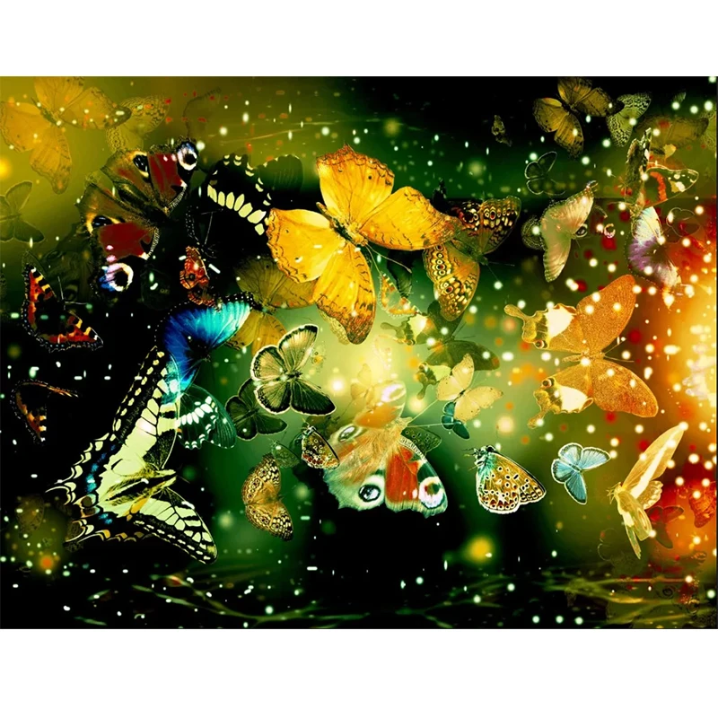 Beautiful Butterfly 5D Full Square Diy Diamond Painting Cross Stitch Embroidery Mosaic Home Decor | Дом и сад