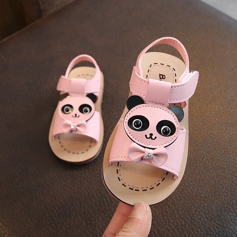 Little Girl Shoes Cute Cartoon Kids Sandals Baby Toddler Shoes Outdoor Open Toe Princess Sandals Kids Shoes For Girl Summer
