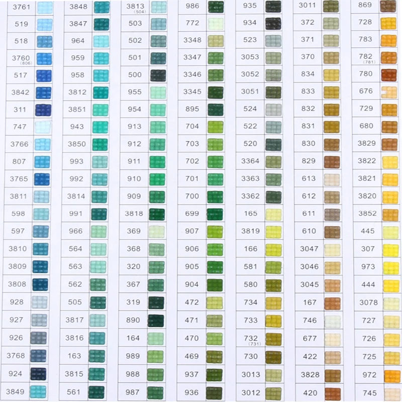 GLymg 447 447 цветов DMC цветная стандартная Алмазная вышивка 5D картина, алмазная вышивка Настенный декор