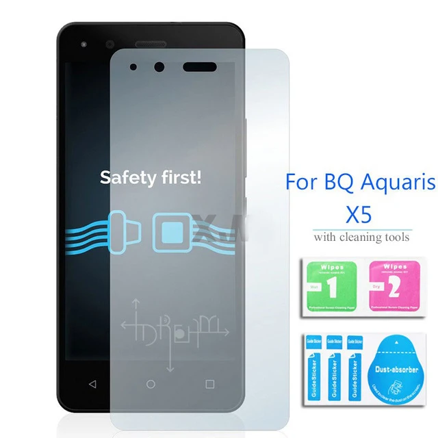 2.5D Закаленное стекло для BQ Aquaris x5 Высококачественная защитная пленка