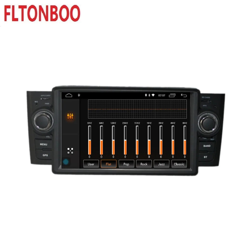 Excellent 7 inch 2 din android 9 car DVD gps navigation for fiat LINEA,radio,wifi,quad core,English,russian,french 11