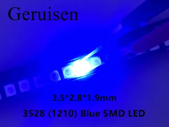 

1210 3528 SMD LED Ultra Bright Blue Light Diode 470-475NM 3.0-3.6V Chip led lamp high lighting 2000PCS