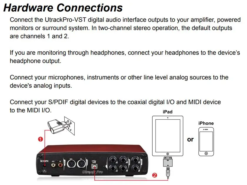 ICON Utrack pro vst профессиональная внешняя звуковая карта USB интерфейс записи 6 В/6 выход USB Звуковая карта для студии