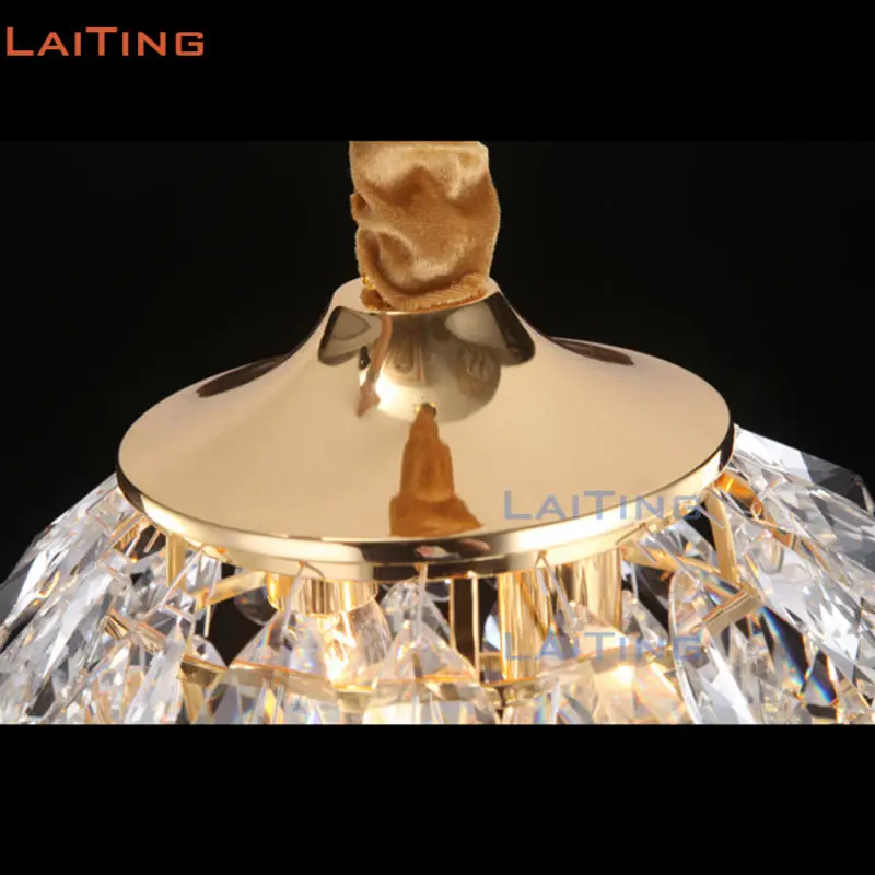 Современная мини-Хрустальная Подвесная лампа в форме ананаса для украшения ресторана, освещения столовой, гарантия