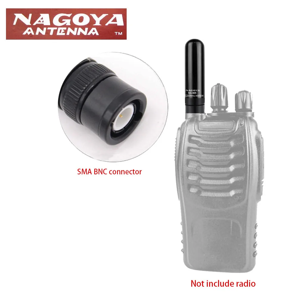 Оригинальная двухдиапазонная антенна nagya NA 805 BNC 144/430/1200 МГц 10 Вт для ICOM IC V8 V80 V82