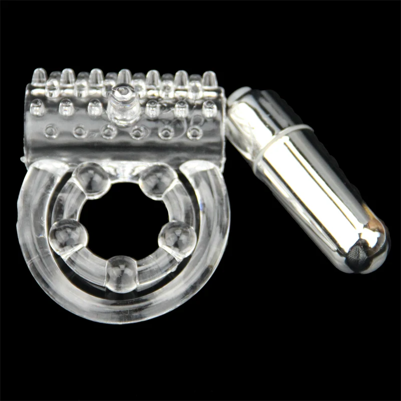 hb094white Vibrators rings double cockring (2)