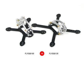 

Flyegg New Arrival 100 / 130 Kit Body Frame for KingKong Mini FPV RC Aircraft Quadcopter