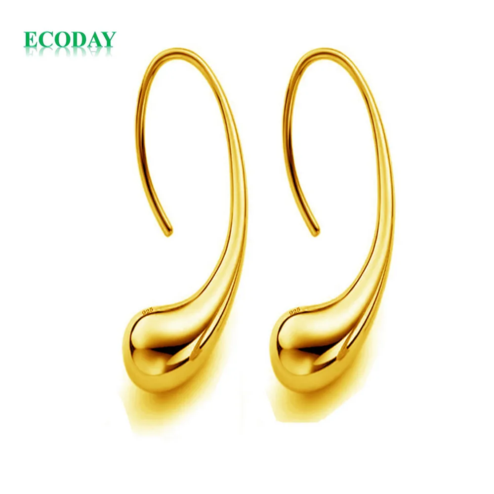 

Fashion Earing Waterdrop Gold Plated Earrings for Women Stud Earrings