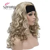 StrongBeauty largo Rubio destaca rizado calor bien sintético diadema peluca ► Foto 3/6