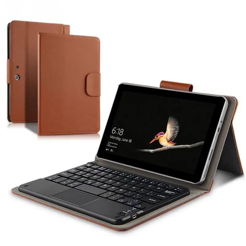 

Dustproof Stylish With Detachable Keyboard Slim Solid Durable 2 In 1 PU Leather Cover Protective Case Wrap Guard For Surface GO