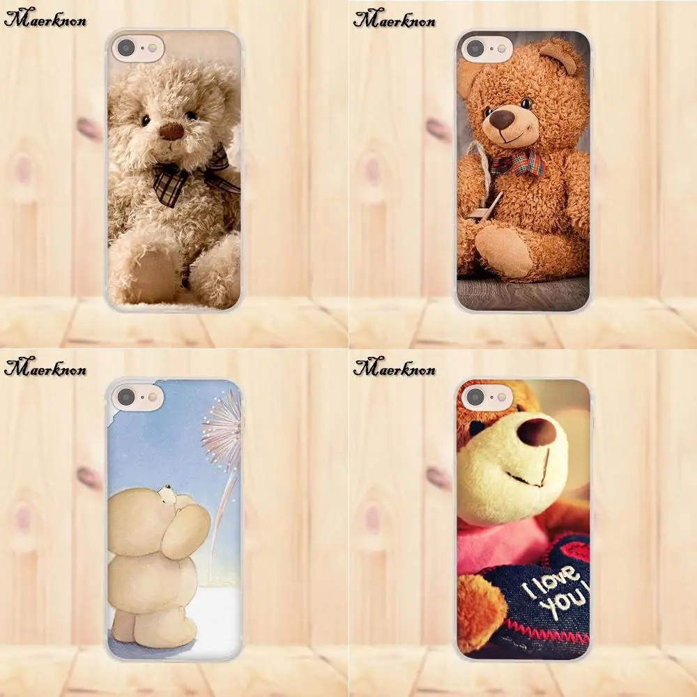 Soft TPU Phone Case Cover For Xiaomi Redmi 4 3 3S Pro Mi3 Mi4 Mi4i Mi4C Mi5 Mi5S Mi Max Note 2 Teddy Bear I Love You | Мобильные
