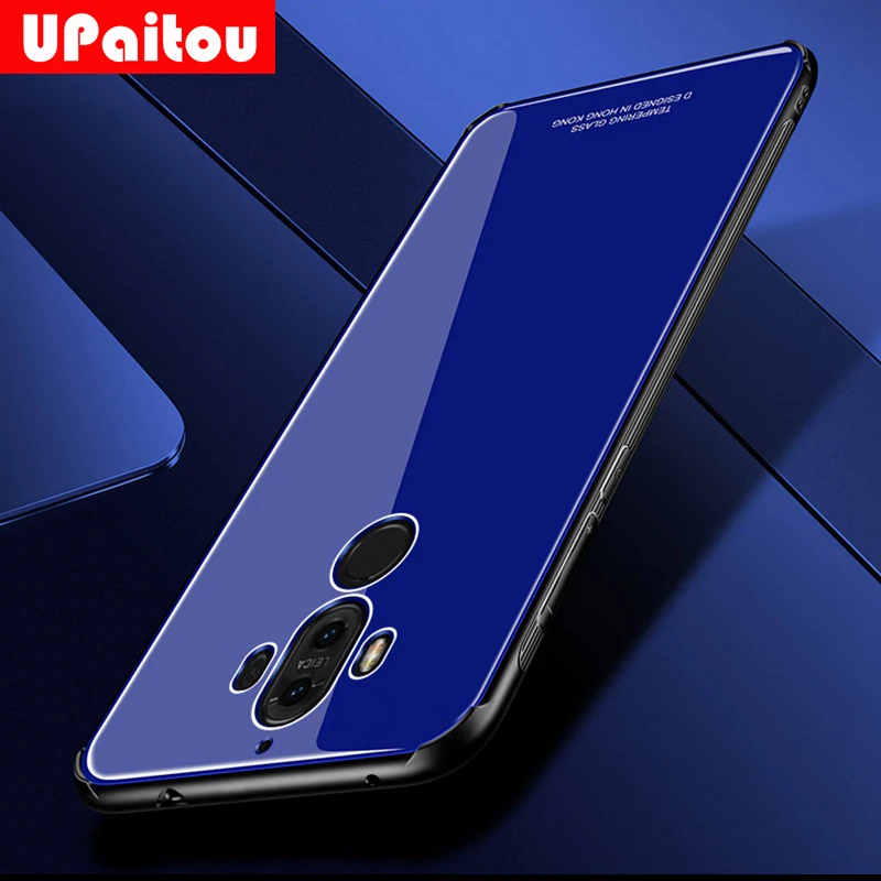 UPaitou полное покрытие из закаленного стекла чехол для huawei mate 9/Pro Чехол TPU бампер 9 H