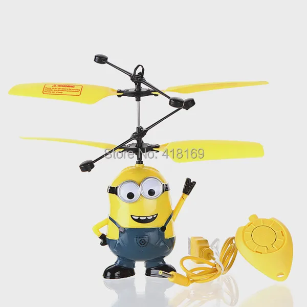 Flying Minion Toys RC Helicopter 