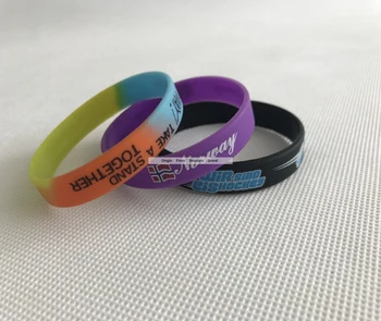 

Design Person Cheap Own Style Wristband Hip Hop Street Dance Gift Custom Promotion Silicone Bracelet For Promotion Bands