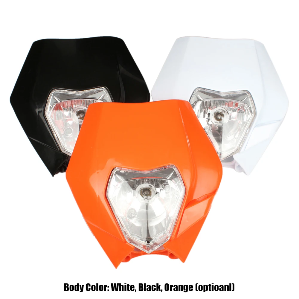 Motorcycle Headlamp Headlight For Enduro Motocross Dirt Bike EXC SX SXF