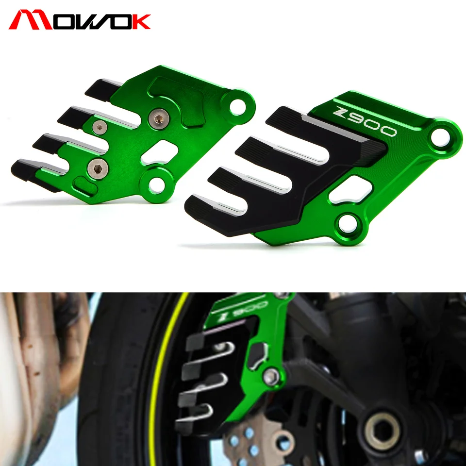

Motorcycle CNC Accessories Front Brake Disc For Kawasaki Z900 2017 2018 Caliper Brakecaliper Guard Protector Cover