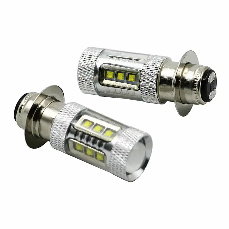 2X H6 H6M 12V 35W White BLUE TINT Honda SportMax 400 EX ATV Quad Bulbs TRX450R