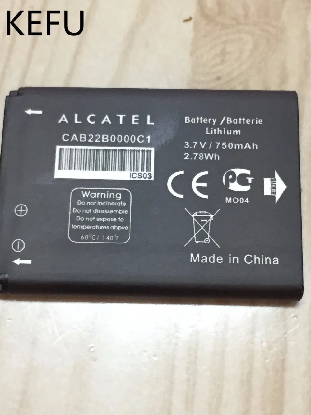 10pcs CAB22B0000C1 Battery For ALCATEL OT 2012D Alcatel One Touch 103