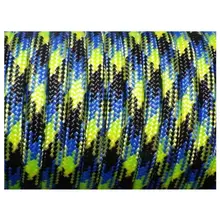 550 Паракорд 7 внутренних нитей мил спец Тип III бушкрафт веревка для выживания, 100 футов черный+ желтый+ синий(#51