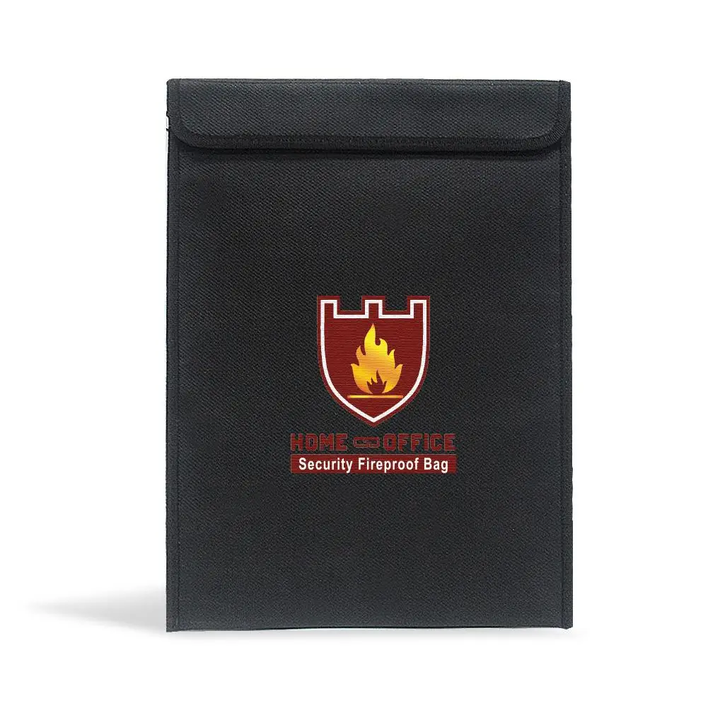 

LeadingStar 28 * 38cm Fireproof Explosion-proof Security Bag Fire and Water Resistant Storage Document Bag