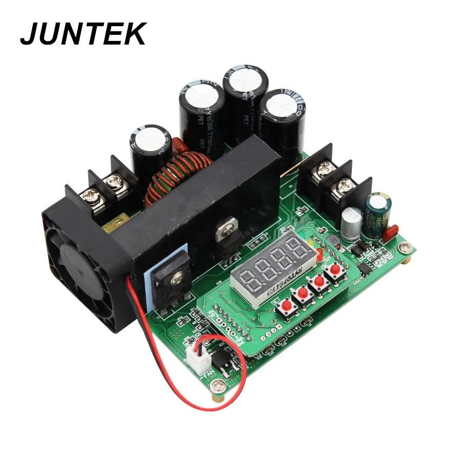 JUNTEK BST900W 8-60 В до 10-120 В DC преобразователь Высокоточный светодиодный повышающий преобразователь DIY преобразователь напряжения трансформатор модуль регулятор