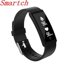 Smartch браслет монитор сердечного ритма Смарт-браслет IP67 водонепроницаемый браслет трекера физической активности для телефона Android IOS