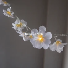 220V 5m 28led frangipani LED String Lights Battery floral Fairy light, Event Party garland decoration,Bedroom decoration 220V 5m 28led frangipani LED String Lights Battery floral Fairy light, Event Party garland decoration,Bedroom decoration