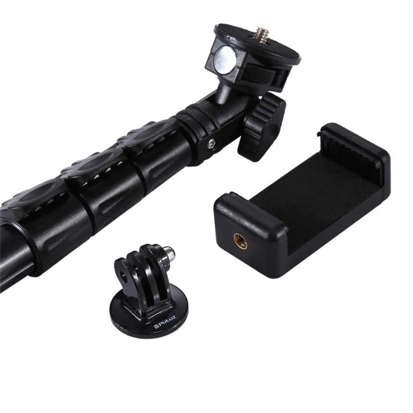 18-47inch Waterproof Selfie Stick Extendable Handheld Self-portrait Monopod For Go Pro Hero 180-DEGREE ROTATION 40AP2905