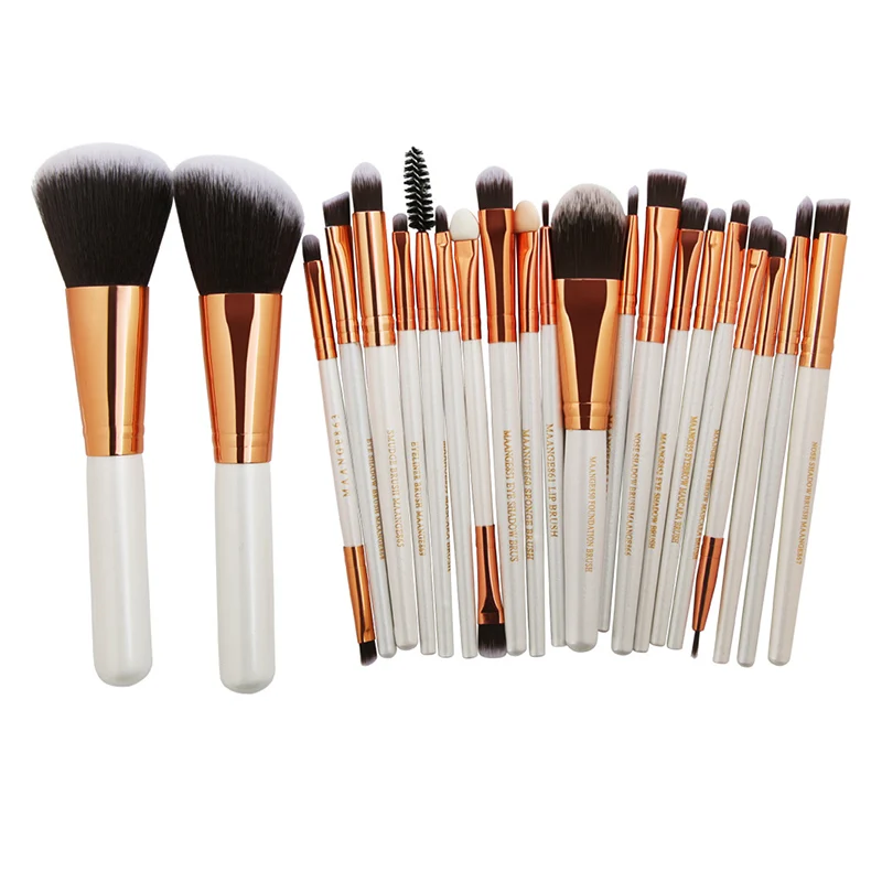 

22Pcs Beauty Makeup Brushes Set Cosmetic Foundation Powder Blush Eye Shadow Lip Blend Portable Make Up Brush Tool Kit Maquiagem