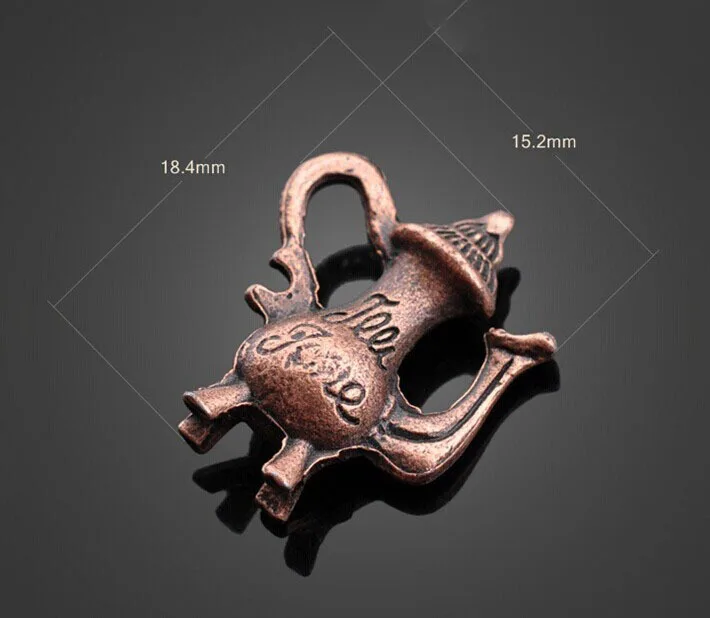 

100pcs Antique Copper Alloy MINI FLASKCharms Pendants-DIY Jewelry Findings Bracelet Earrings Fashion Accessories 18.4mm X 15.2mm