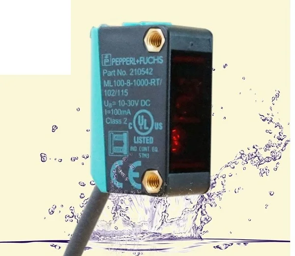 

ML100-8-1000-RT/102/115 Diffuse Reflection Photoelectric Sensor Adjustable Visible Light