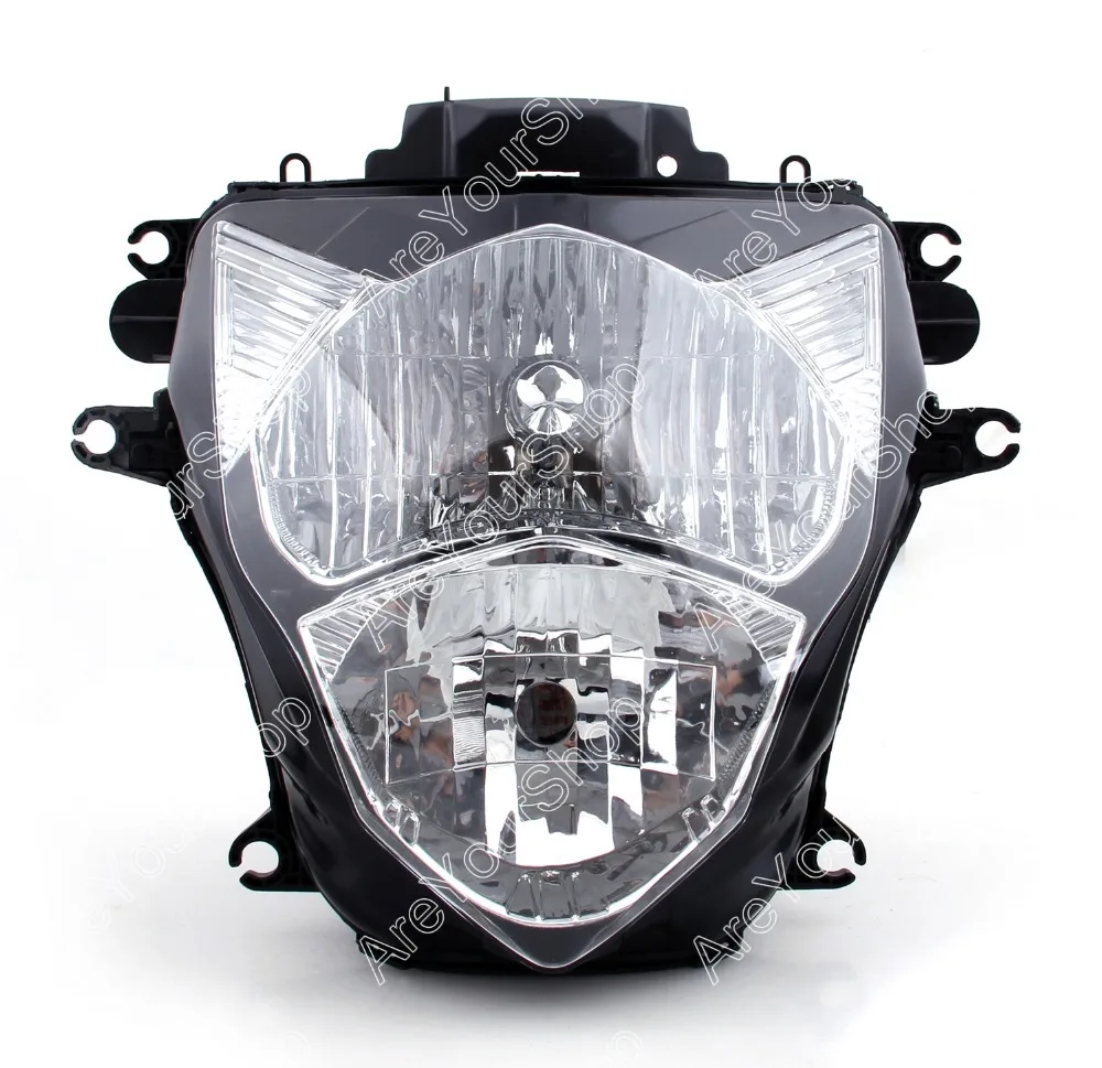 

Clear Universal Motorcycle Headlight Headlamp Replacement Driving Fog Spot Moto Head Light for Suzuki GSXR600 GSXR 750 2011-2012