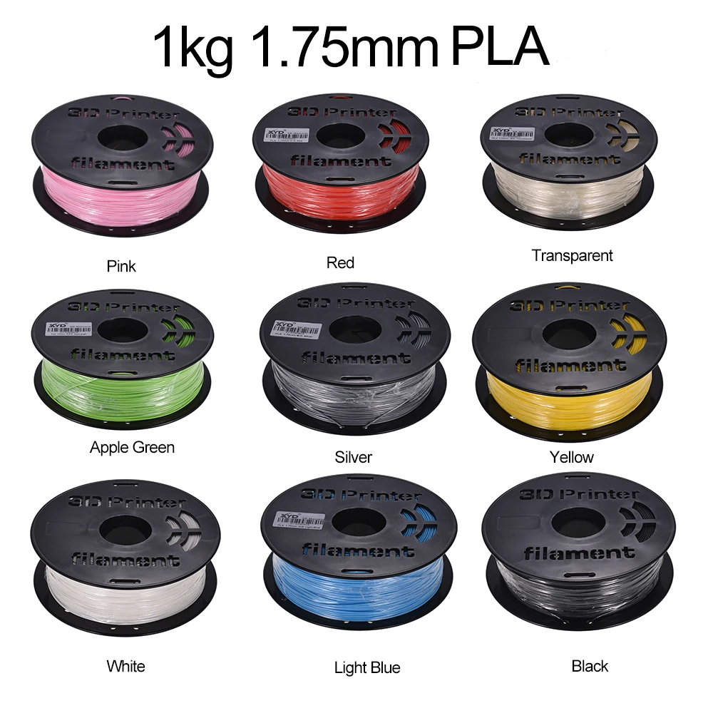 3D Printer Material 1KG/Spool PLA Filament 1.75mm Printing Material ... - 3D Printer Material 1KG Spool PLA Filament 1 75mm Printing Material Supplies For 3D Printers Multi