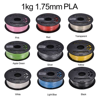 

3D Printer Material 1KG/Spool PLA Filament 1.75mm Printing Material Supplies for 3D Printers Multi Colors Optional