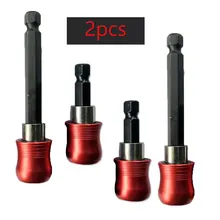 Сверла Винт инструмент 60/100 мм шестигранный хвостовик Магнитный шуруп держатель бит 1/" хвостовиком точность Электрическая отвертка набор сверл