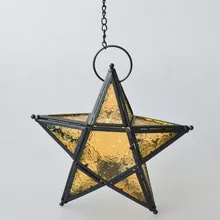 4 цвета блестящие гирлянда со звездочками металла стекло Сказочный декор висит держатель для семья Декоративные Свадебная вечеринка домашний сад р