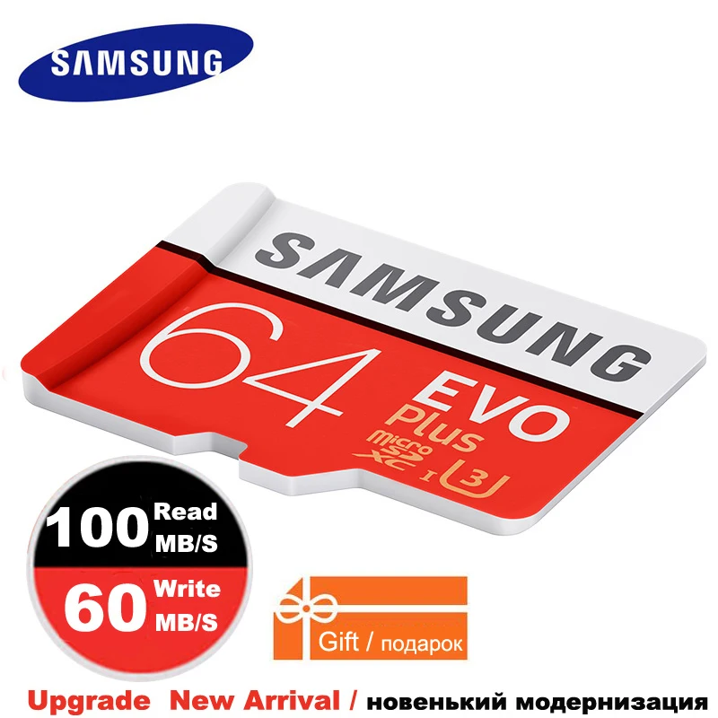 Карта памяти SAMSUNG MicroSDXC 64 ГБ Карты Памяти Class10 SDXC UHS-I SD Карты Trans Microsd Картао де Memoria Tarjeta SDTF Карты Для смартфон micro sd 64 ГБ