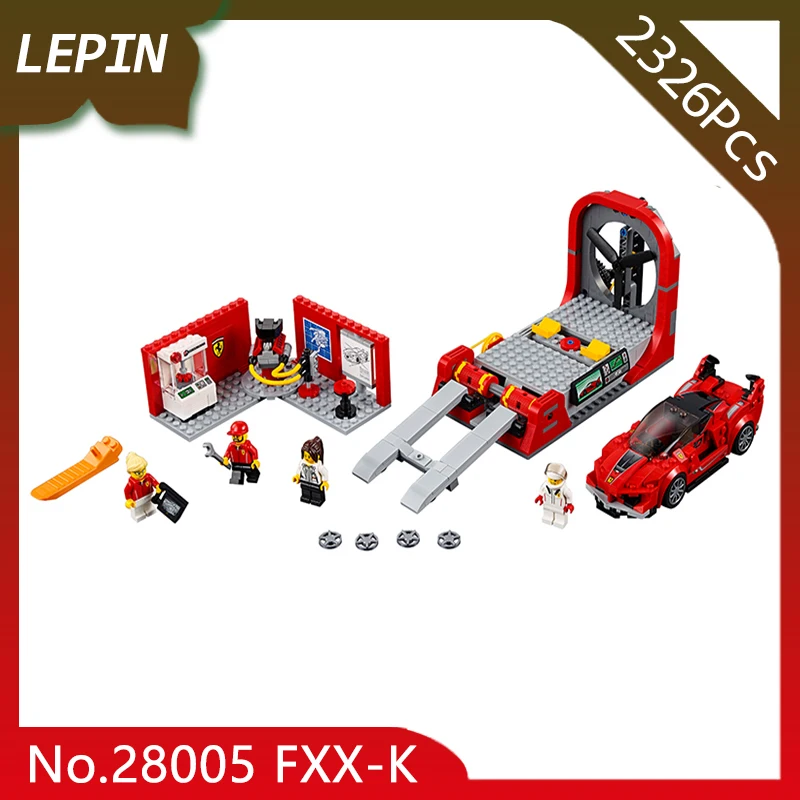 

28005 532Pcs Technic Series FXX-K Center wind tunnel experiment Assembly Building Blocks Bricks Compatible with Legoings