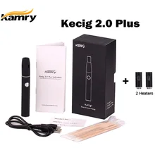 Нагреватель Kamry KeCig 2,0 Plus, комплект с нагревательной палкой, бездымный, KeCig2.0 Plus, испаритель тепловой штанги для табачного картриджа