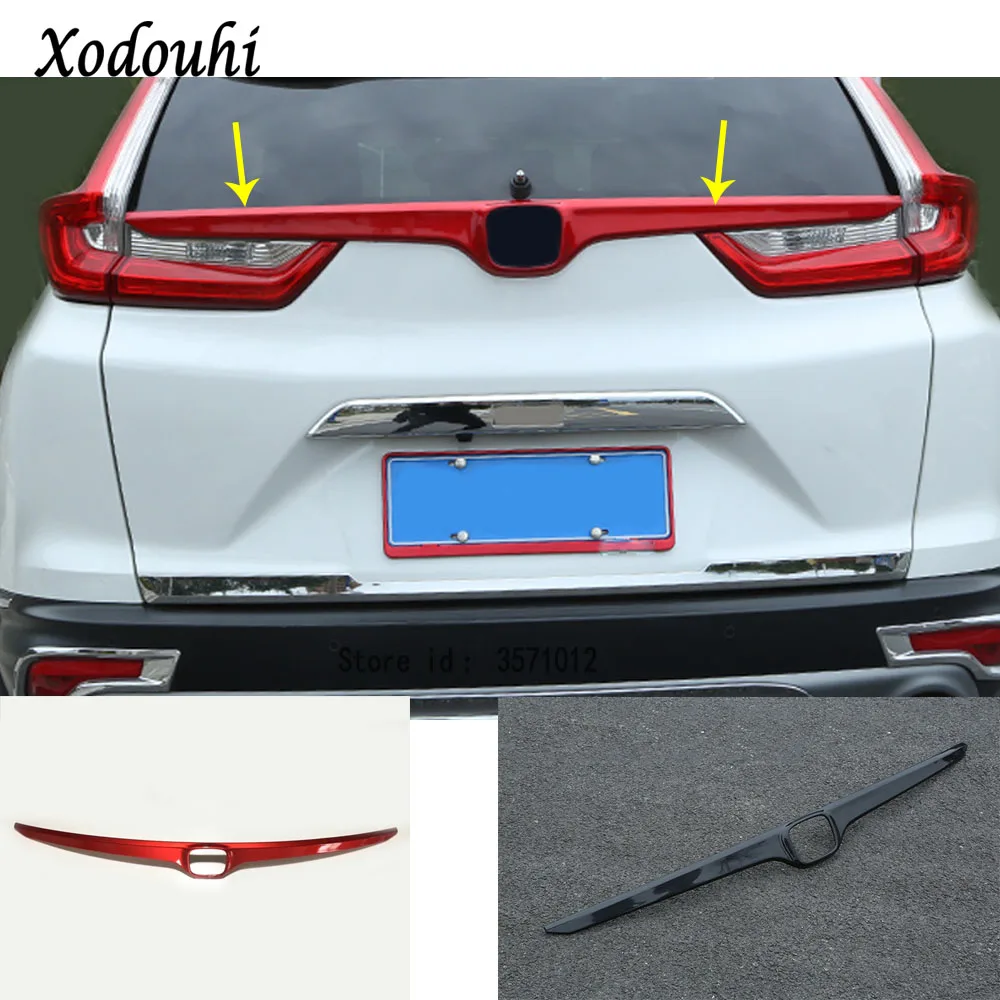 Car styling cover carbon fiber/ABS Rear logo door tailgate