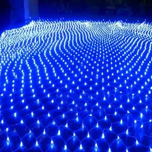 Сетчатые светящиеся огни 6*4 м 750 светодиодный 110 В/220 В сказочная 38 Вт Мерцающая гирлянда для фестиваля, вечерние, праздничные, свадебные, рождественские украшения