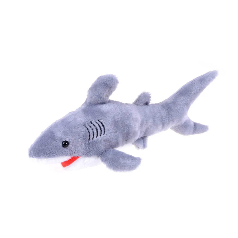 

Baby's Gift Giant Shark 50cm Plush Shark Whale Ocean Animals Kawaii Doll Toys Kids Cartoon Toy Interesting shark toy decorations