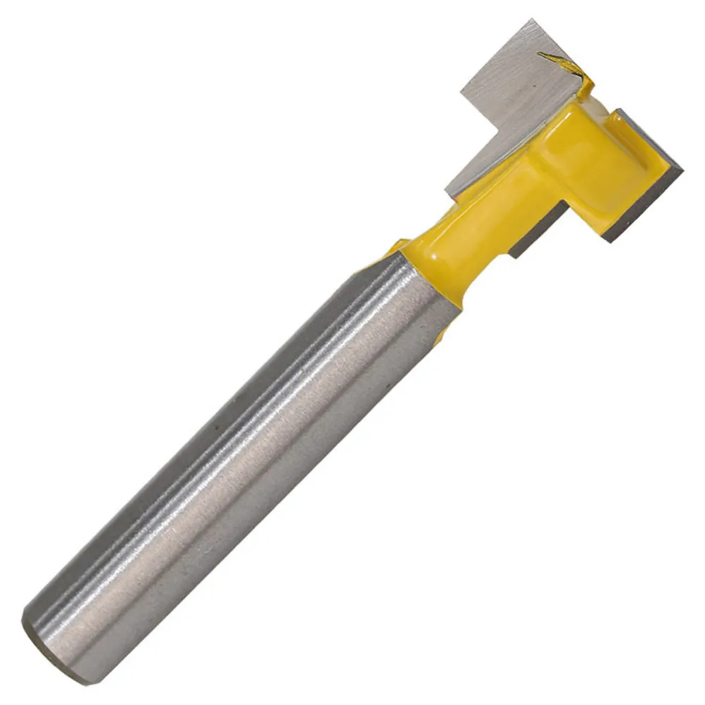 

1/4 Inch Shank Carbide T Slot Lock Hole Cutter Router Bit Wood Milling Cutter 1/2inch Diameter Tool Woodworking Tool