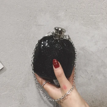 

Bags for women handbag designer Mini 2020 new hip flask Yangqi fashion creative kettle chain crossbody bag
