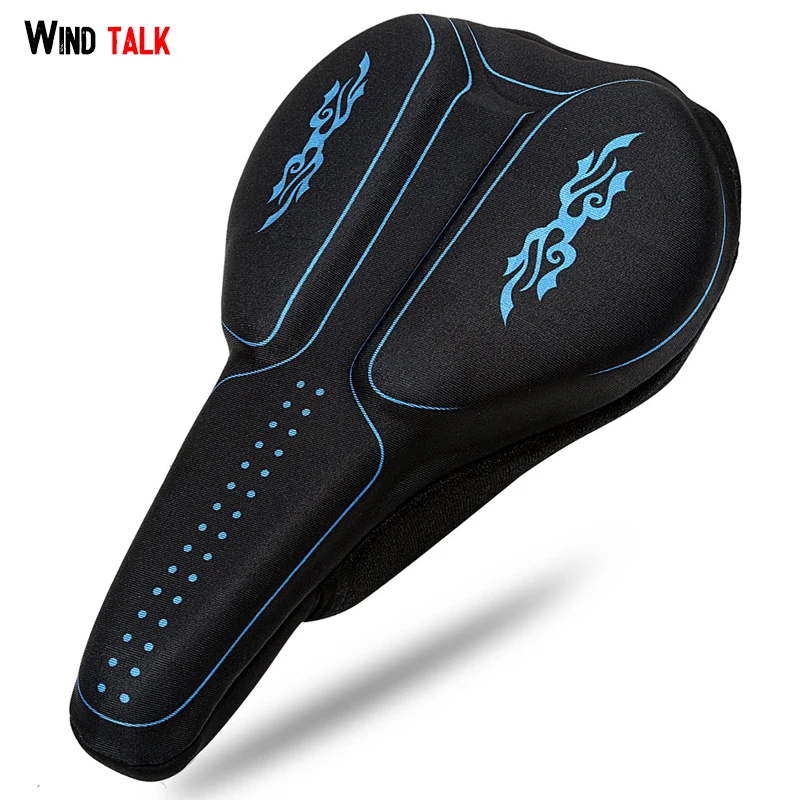 

Wind Talk Lycra MTB Road Bicycle Seat Cover Soft Sponge High-elastic Breathable Liquid Gels Seat Cushion Saddle Cover